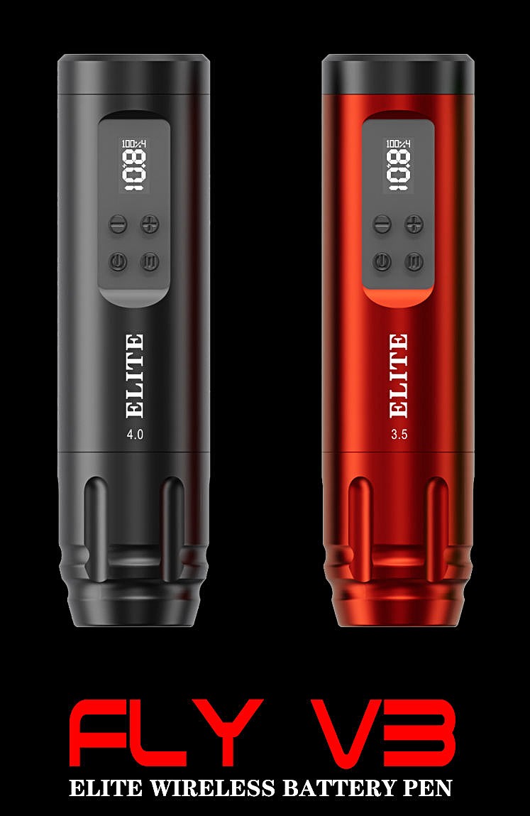 【ELITE】 FLY-V3 Wireless Tattoo Pen Machine / ワイヤレスタトゥーペンマシン(バッテリー内蔵）